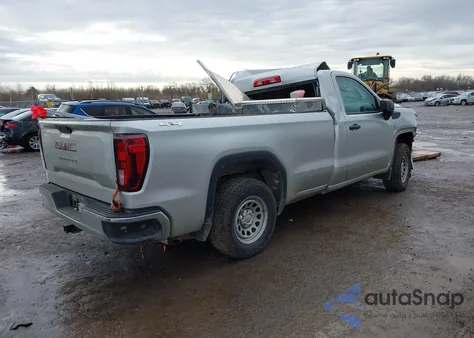 2021 GMC Sierra 1500 4Wd Long Box из США, поврежденный, VIN 3GTN9AEF1MG201356